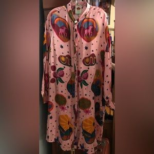 FARM Rio Dream Constellation Shirtdress size large